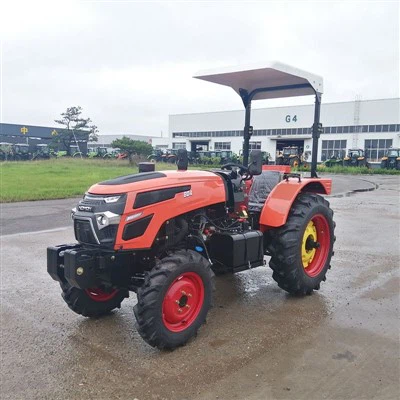 Obrovský zemědělský traktor